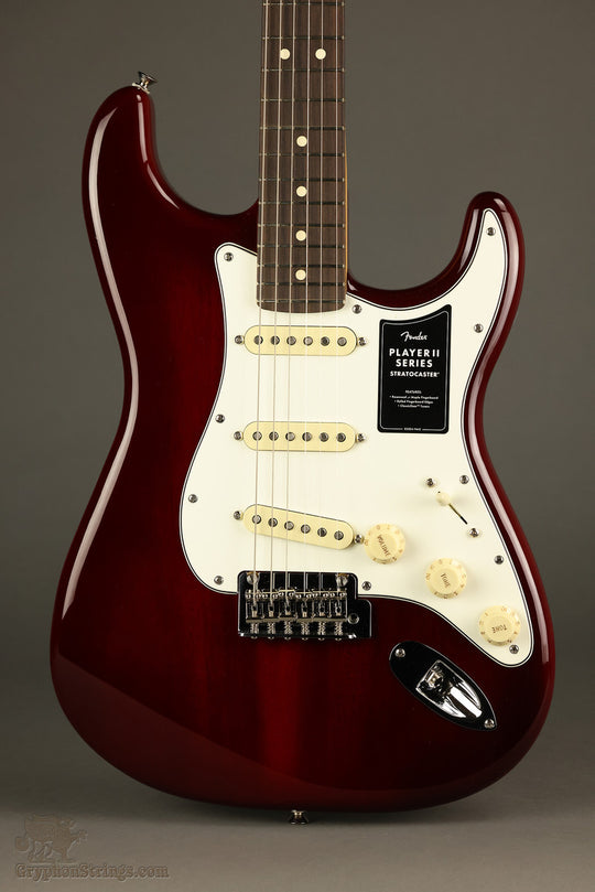 Fender Player II Stratocaster®, Rosewood Fingerboard, Transparent Cherry Burst - New