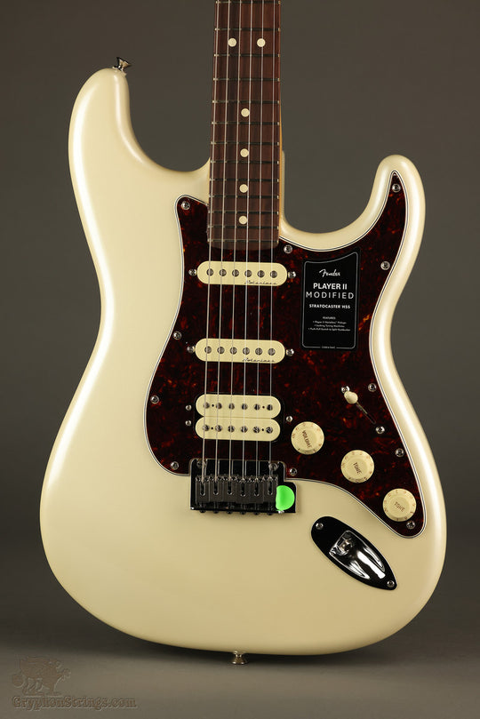 Fender Player II Modified Stratocaster® HSS, Rosewood Fingerboard, Olympic Pearl - New