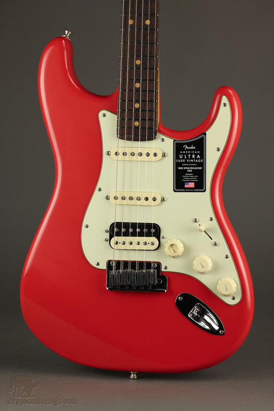 Fender American Ultra Luxe '60s Stratocaster® HSS, Rosewood Fingerboard, Fiesta Red - New