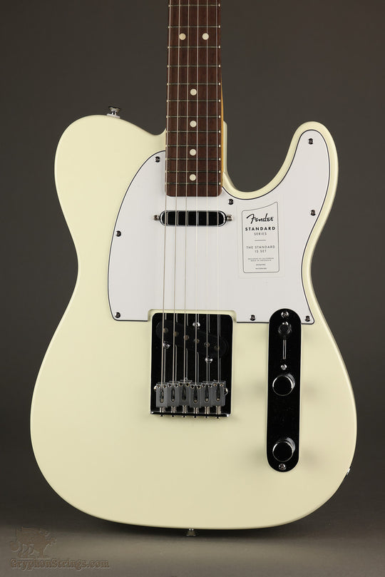 Fender Standard Telecaster®, Laurel Fingerboard, White Pickguard, Olympic White - New