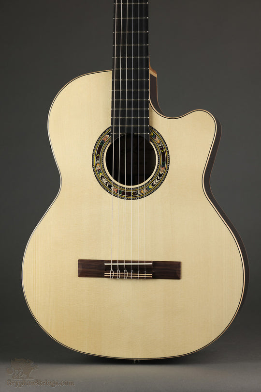 Kremona Fiesta F65CW-SB Nylon String Acoustic Electric Guitar - New