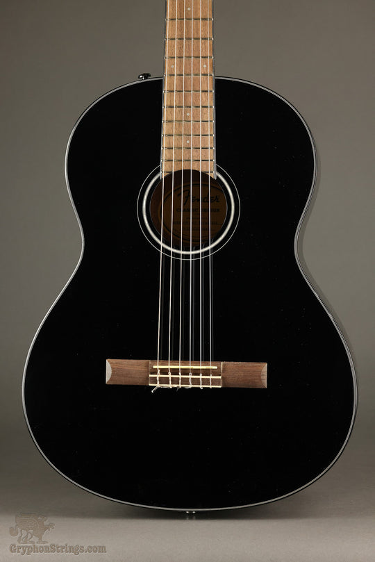 Fender CN-60S Nylon, Walnut Fingerboard, Black - New