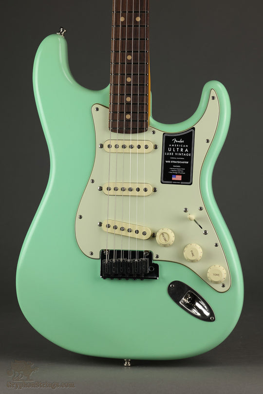 Fender American Ultra Luxe '60s Stratocaster®, Rosewood Fingerboard, Surf Green - New