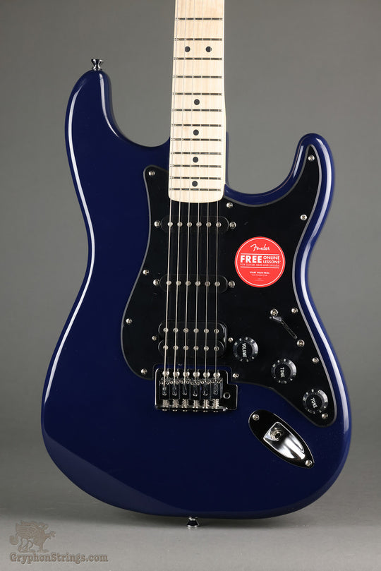 Squier Sonic® Stratocaster® HSS, Maple Fingerboard, Black Pickguard, Midnight Blue - New