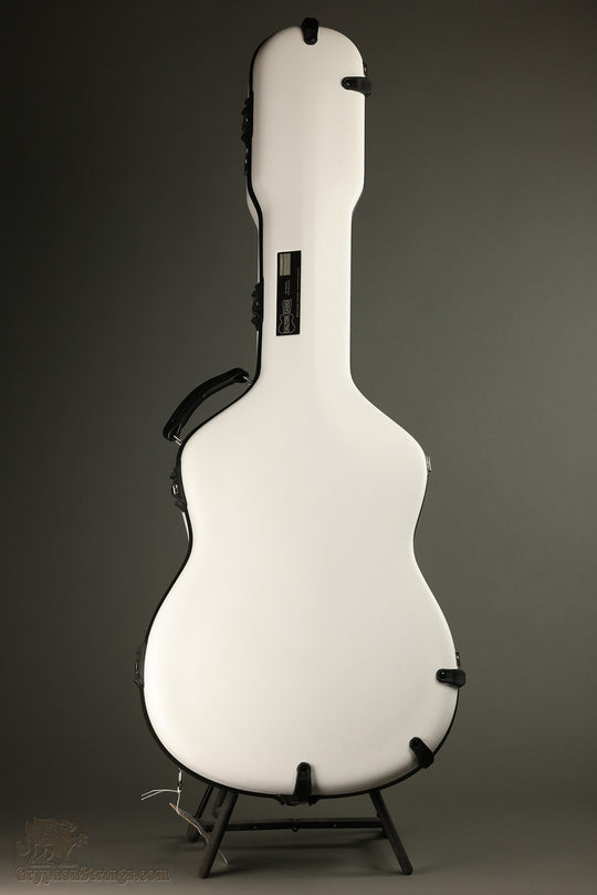 Calton Cases Orchestra Model, OM Case, White Exterior, Green Interior New