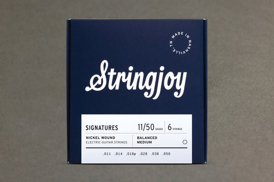 Stringjoy Signatures | Balanced Medium Gauge (11-50) Nickel Wound Electric Guitar Strings