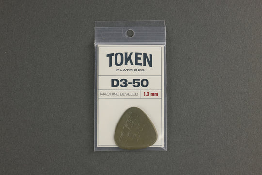 Token D3-50 All-Round (1.27 mm) Green Pick