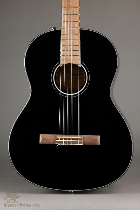 Fender CN-60S Nylon, Walnut Fingerboard, Black - New