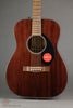 Fender CC-60S All-Mahogany Concert, Walnut Fingerboard, Natural - New