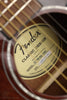 Fender CC-60S All-Mahogany Concert, Walnut Fingerboard, Natural - New