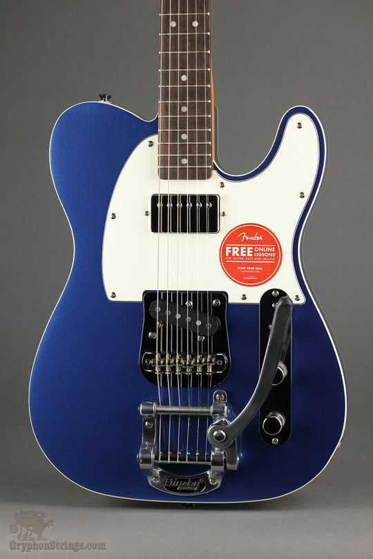 Squier Classic Vibe™ Custom Telecaster® SH with Bigsby, Parchment Pickguard, Lake Placid Blue - New