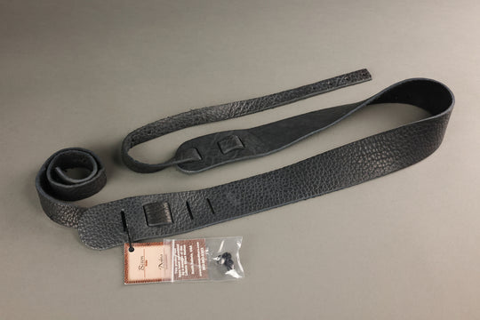 Lakota Leathers Resonator Guitar Straps 2", Black