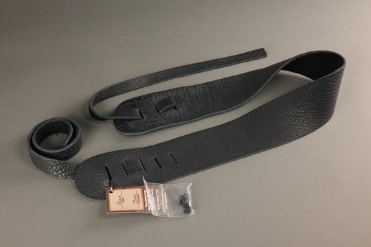 Lakota Leathers Resonator Guitar Straps 3", Black