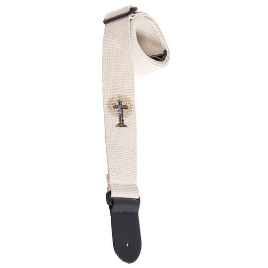 COTTON SERIES  EMROIDERED CROSS NATURAL