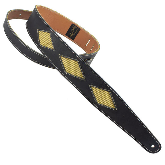 LEATHER SERIES  CUT OUT TWEED DIAMONDS