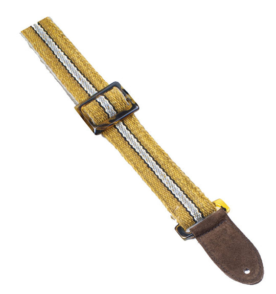 Henry Heller HPRU-11 Picador Series Woven Peruvian Tan w/ Gray Guitar Strap