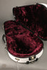 Calton Cases F Style Mandolin Case, White with Burgundy Interior New