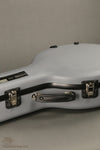 Calton 5 String Resonator Banjo (RB-250) Case, Gray with Silver Interior New