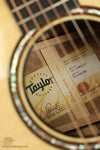 2020 Taylor Custom GA Quilted Sapele Acoustic Electric Guitar Used